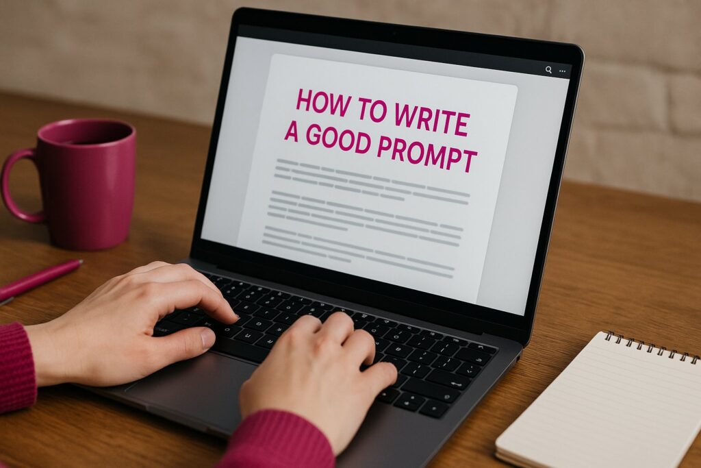 hoe schrijf je een goede prompt, prompt