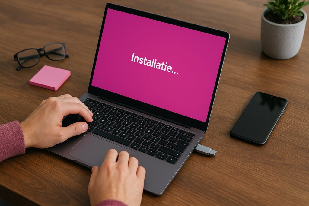 nieuwe laptop installeren, laptop installeren