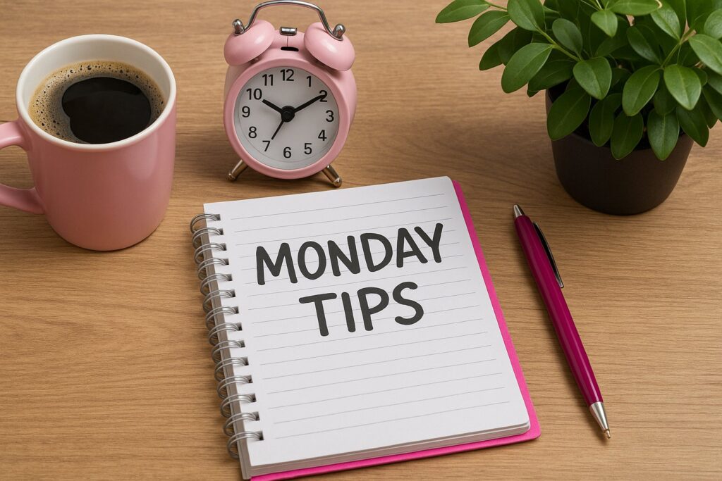 monday tips, monday