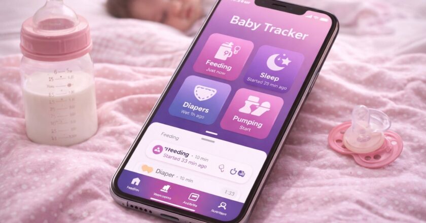 Rust en overzicht krijgen met een baby tracker app in het dagelijks ritme