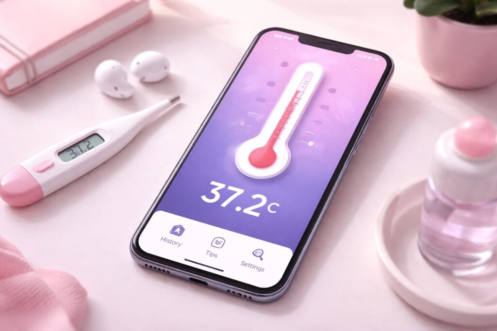 thermometer app, thermometer