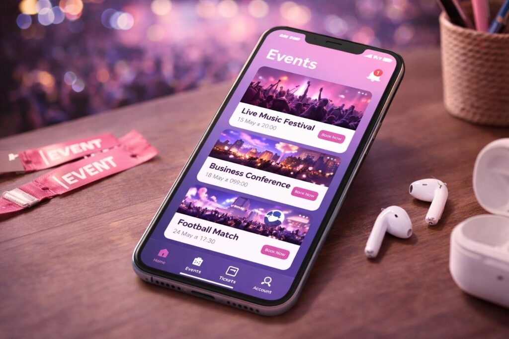 evenementen app, evenementen