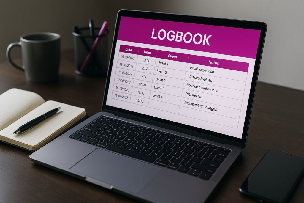 logboek software, logboek