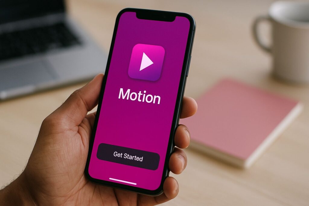 Slimmer werken en ontwerpen met de motion app in je dagelijkse workflow