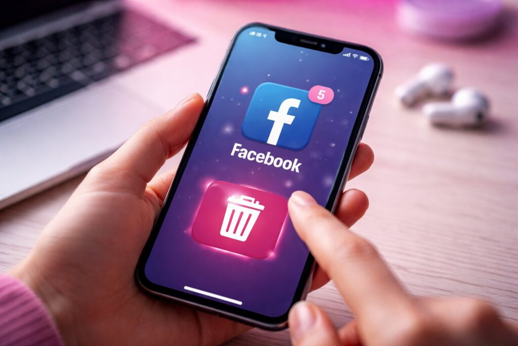 Facebook verwijderen: wat er echt gebeurt met je account, data en online aanwezigheid