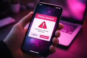 iphone gehackt melding pop-up
