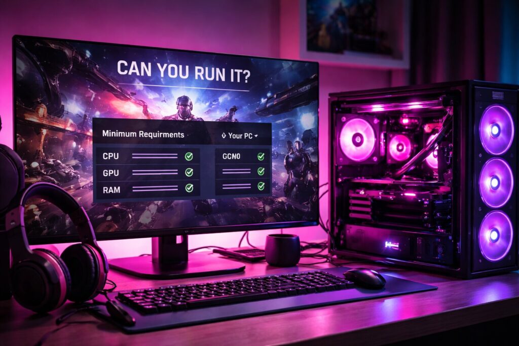Kan mijn pc dit spel aan? Zo bepaal je of je computer een game probleemloos kan draaien